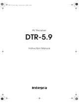 Integra DTR-5.9 User manual