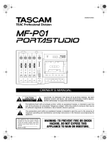 Tascam Portastudio MF-P01 User manual