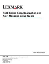 Lexmark X500N Installation guide