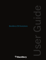 Blackberry Z30 User manual