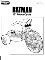 Hasbro Batman 16 inch Power Cycle Operating instructions