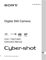 Sony DSC-T99D Operating instructions