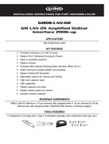 Axxess GMOS-LAN-02 Installation guide