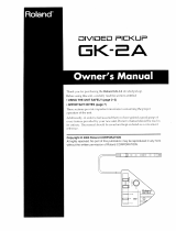 Roland GK-2AH Owner's manual