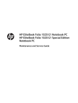 HP EliteBook Folio 1020 G1 Notebook PC User guide