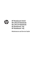 HP 14g-ad000 Notebook PC series User guide