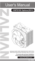 ZALMAN CNPS10X Optima (2011) User manual