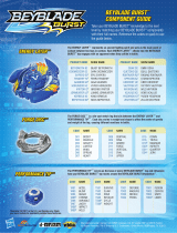 Beyblade Burst Component Guide Operating instructions