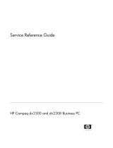 HP Compaq dx2300 Microtower PC Reference guide