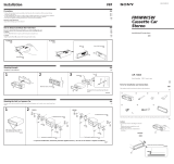 Sony XR-1804 Installation guide