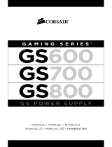 Corsair GS600 Owner's manual