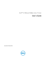 Dell C1760NW Color Laser Printer User manual