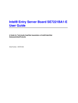 Intel SE7221BA1-E User manual
