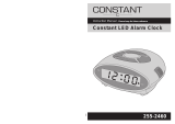 Constant ELIPTICAL LED ALARM CLOCK User manual