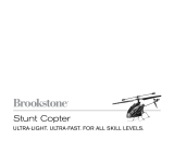 Brookstone Stunt Copter User manual