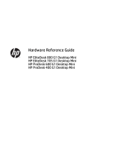 HP ProDesk 600 G1 Desktop Mini PC Reference guide