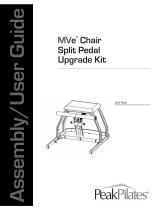 Peak Pilates MVe Chair Split Pedal Split Pedal User manual