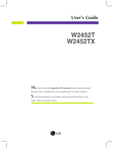 LG W2452TX-PF User manual