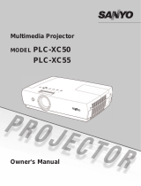 Sanyo XC50 - PLC XGA LCD Projector User manual