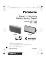 Panasonic SC-NA30GN-S User manual