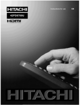 Hitachi 42PD8700U Instructions For Use Manual