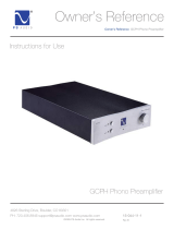 PS Audio GCPH Phono Owner's manual