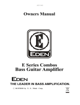 Eden E210 Owner's manual