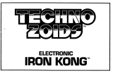Hasbro Techno Zoids Electronic Iron King Operating instructions