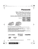 Panasonic HDCHS80EP Quick start guide
