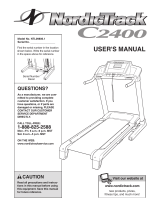 NordicTrack C2400 Treadmill User manual
