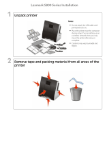 Lexmark GENESIS S815 Setup Manual