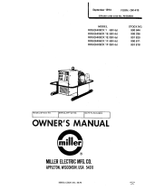 Miller 70553003 Owner's manual