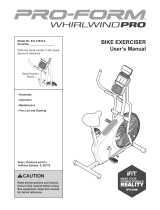 Pro-Form Whirlwind PRO User manual