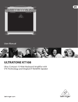 Behringer ULTRATONE KT108 User manual