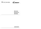 Candy CD 112 80 User manual