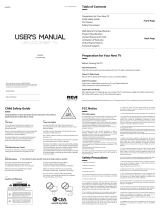 RCA SLD32A30RQ User manual