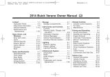 Buick Verano 2014 Owner's manual