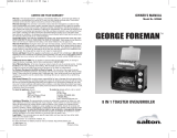 Salton George Foreman GRV660 User manual