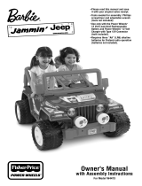 Mattel Barbie Jammin' Jeep User manual