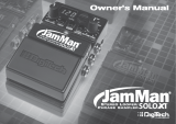 DigiTech JamMan SOLO XT Owner's manual