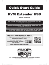 Tripp Lite 0DT6001 KVM Extender Quick start guide