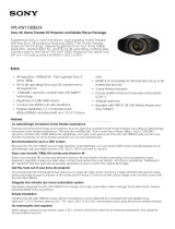 Sony VPL-VW1100ES/X User manual