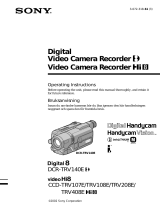 Sony DCR-TRV140E Owner's manual