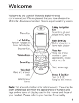 Motorola PEBL U6 User manual