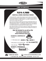 Axxess XIA-USB Installation Instructions Manual