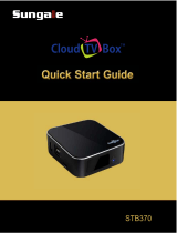 Sungale STB370 Quick start guide