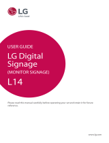 LG 84WS70BS-B User manual