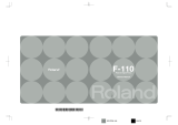 Roland f-110 User manual