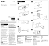 Sony RDP-T50iP Operating instructions