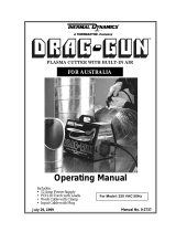 Thermal Dynamics DRAG-GUN™ Plasma Cutter User manual